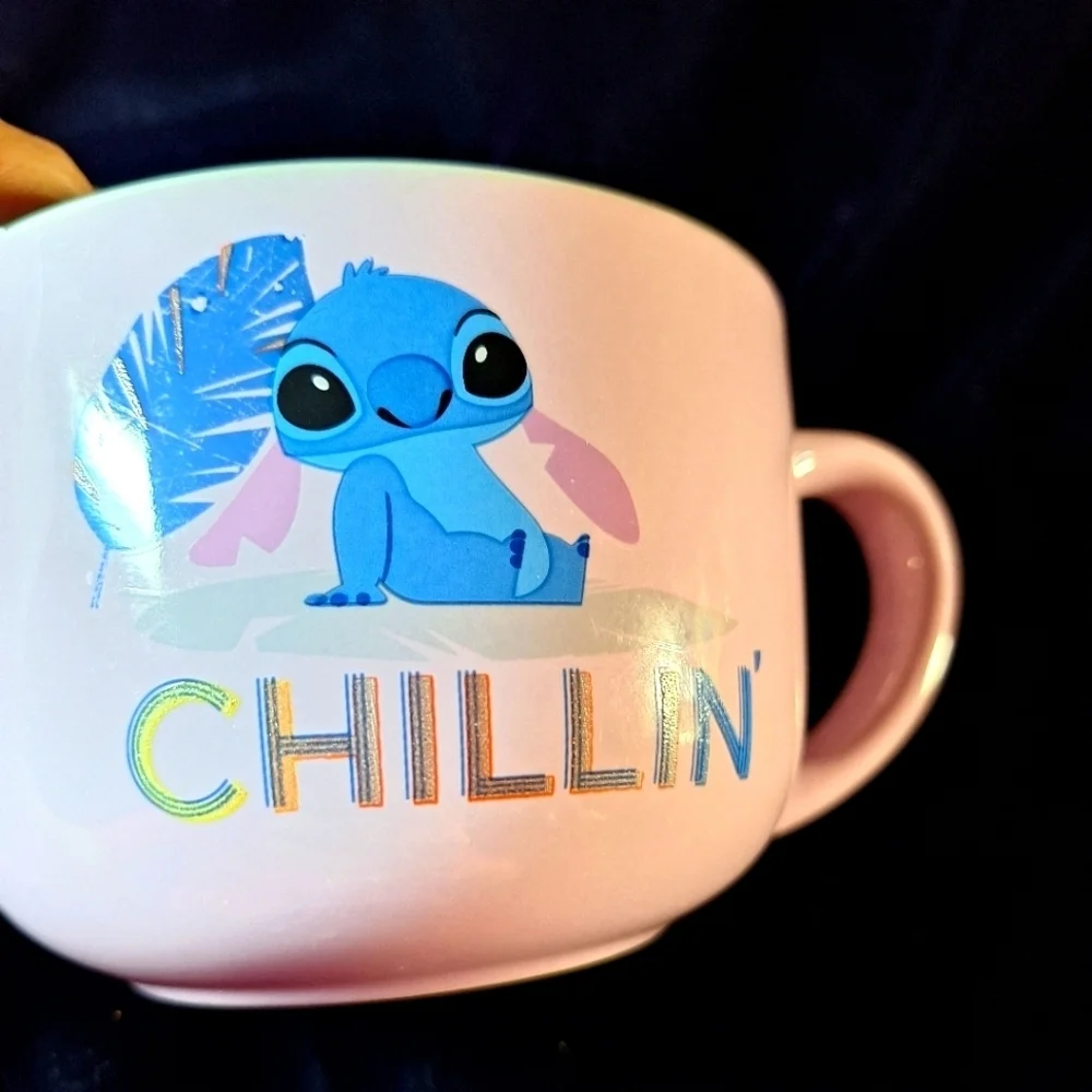 Disney Stitch Pink and Blue Mug